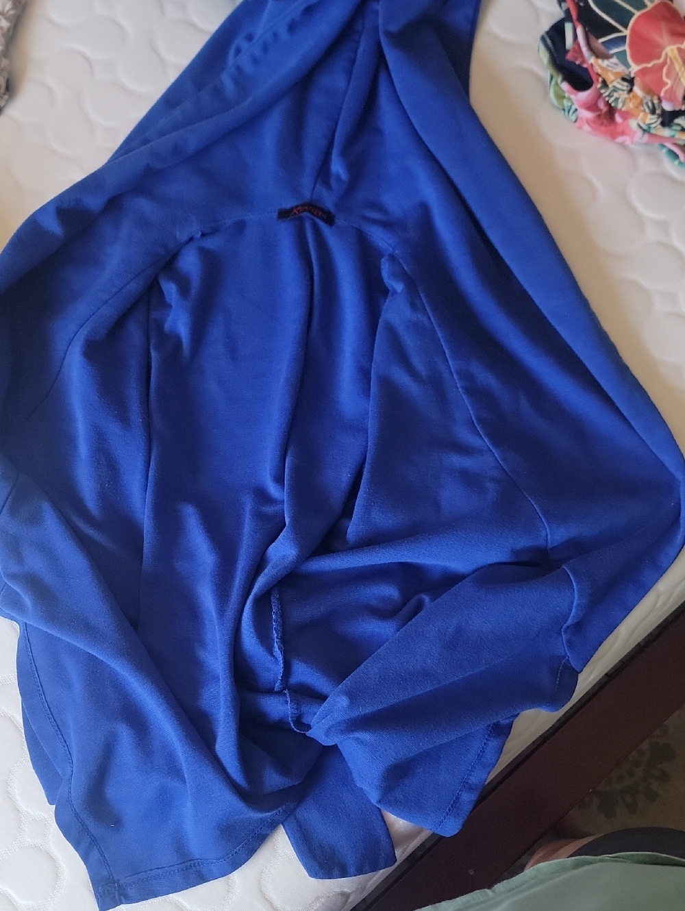 Xtaren Blue Knit Wrap Cardigan